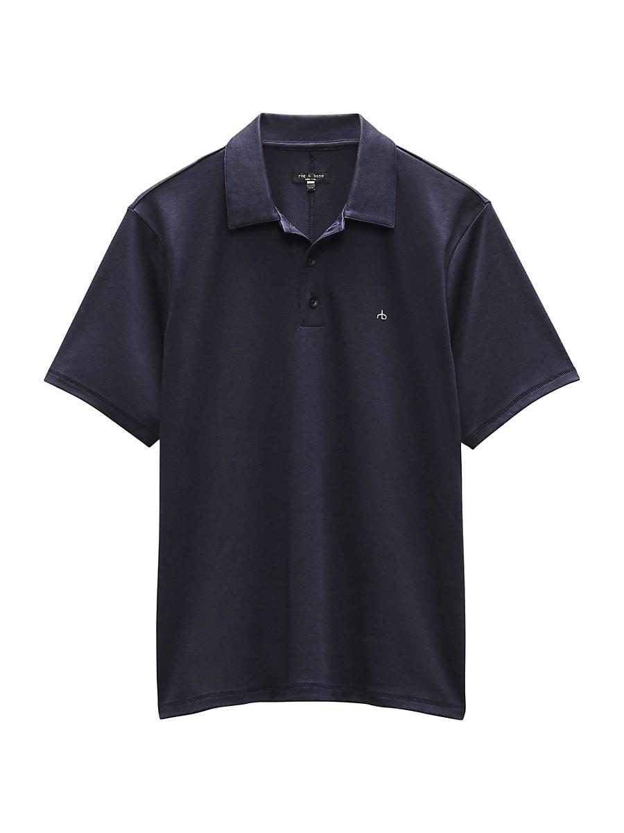 Mens Logo Stretch Cotton Polo Shirt Product Image
