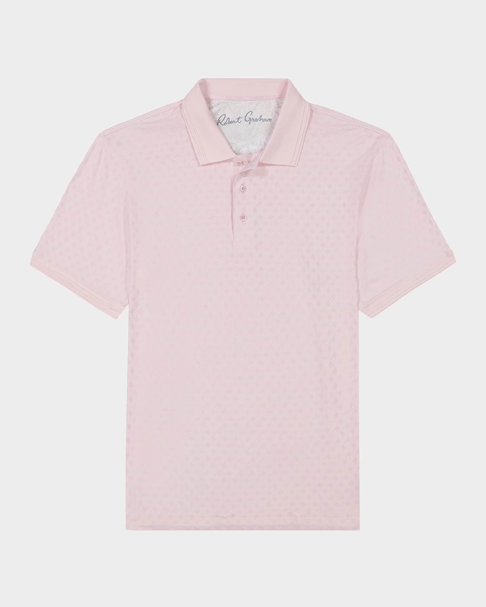 Mens Elias Jacquard Knit Polo Shirt Product Image