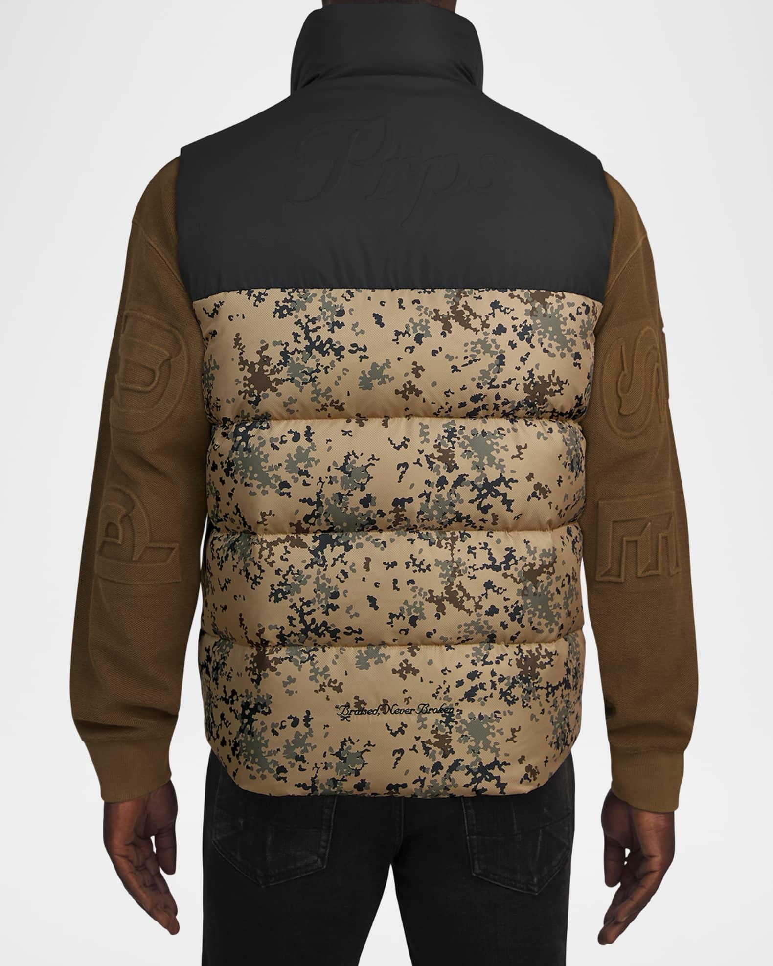 Men's Winter Park Camo Puffer Vest Product Image
