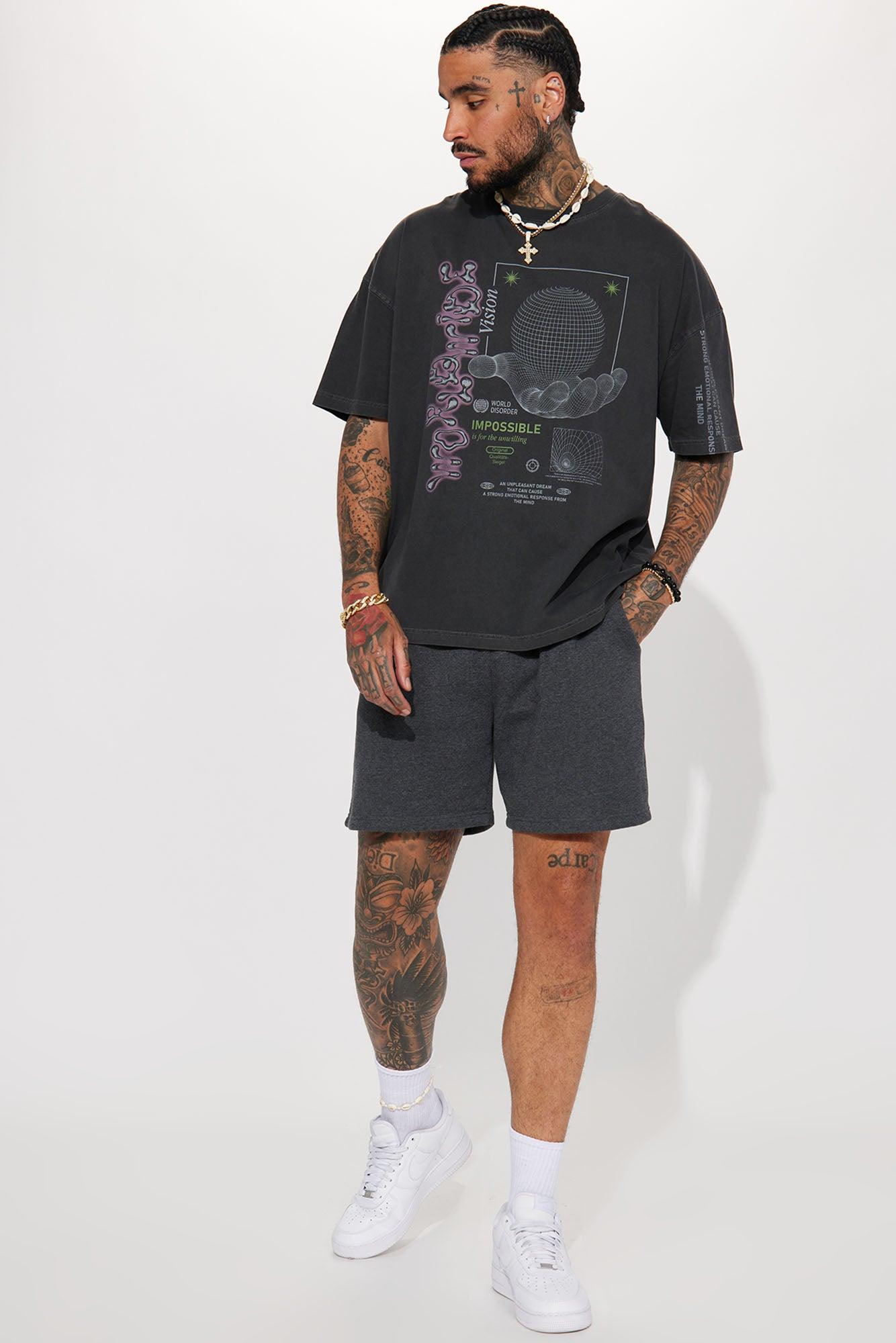 Worldwide Oversized Short Sleeve Tee - Black Product Image