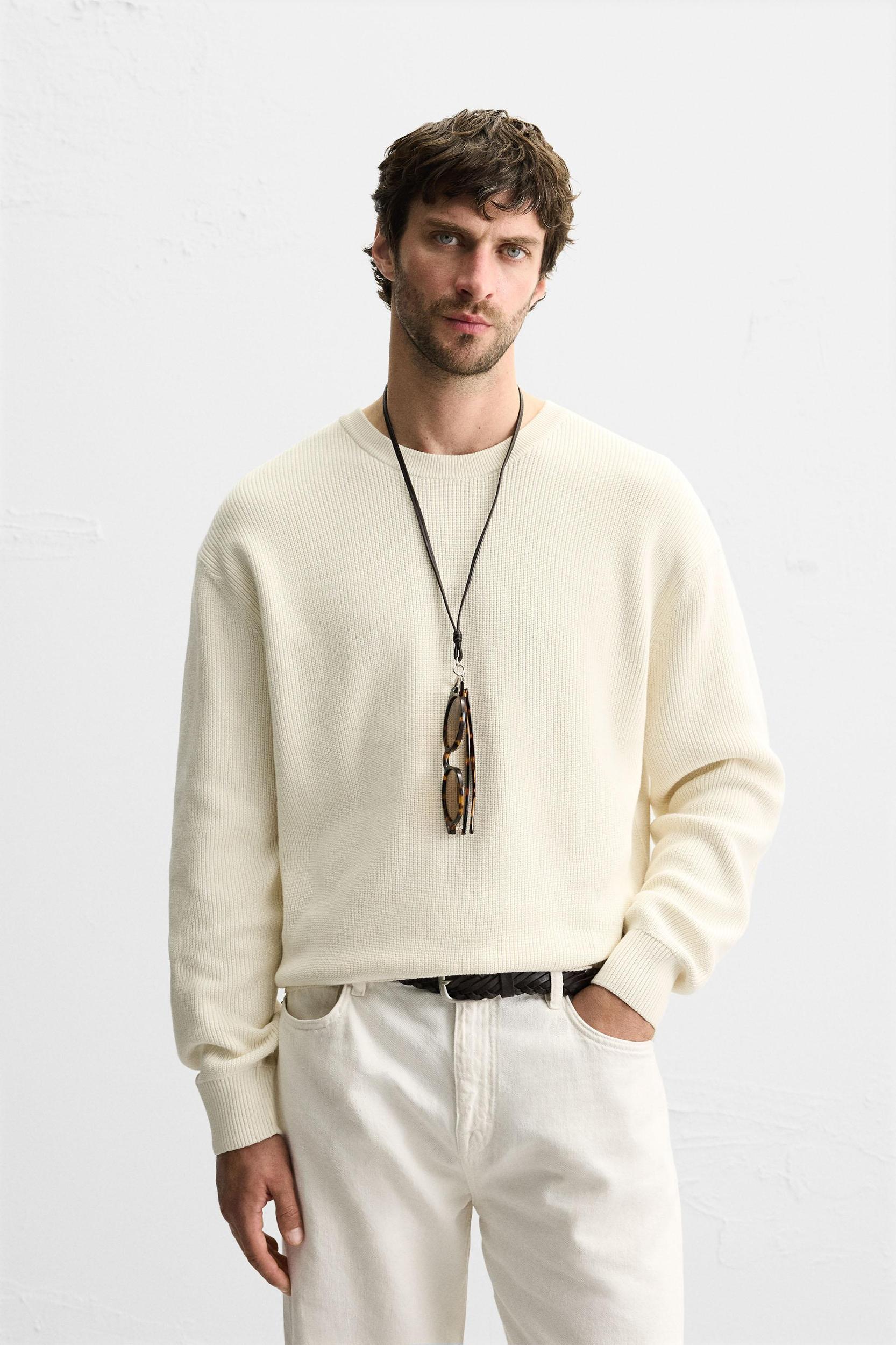 PURL KNIT SWEATER Product Image