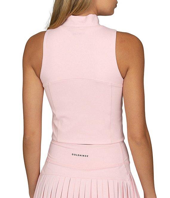 GOLD HINGE Day To Night Quarter-Zip Sleeveless Top Product Image