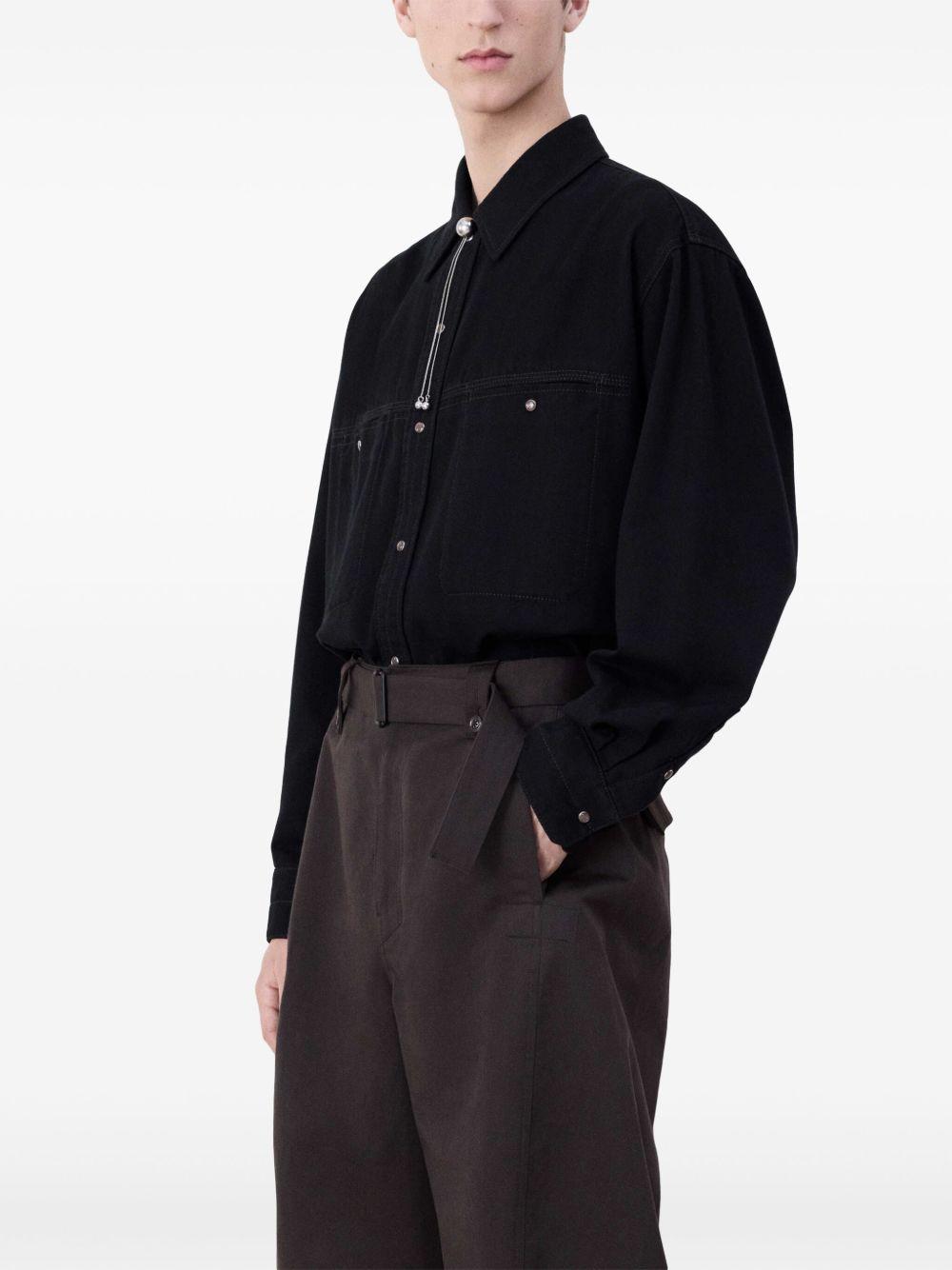 Twisted tapered trousers  Product Image