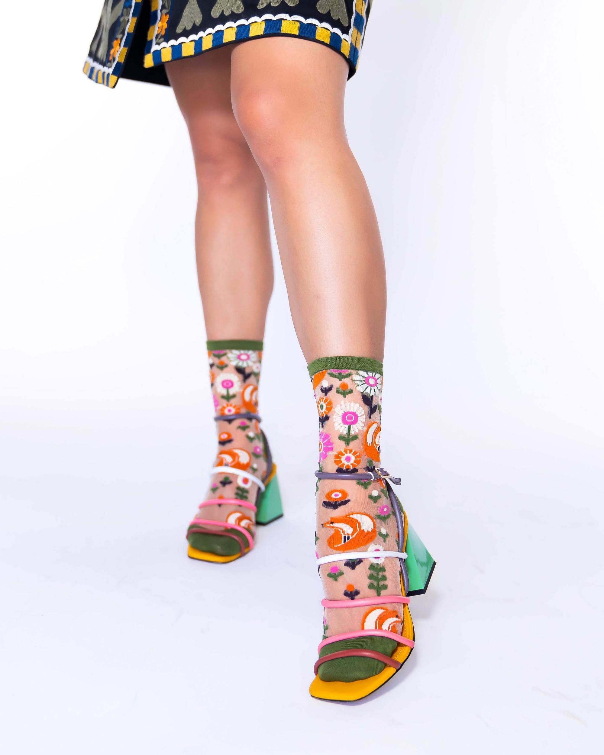 Feeling Foxy Sheer Ankle Sock Product Image