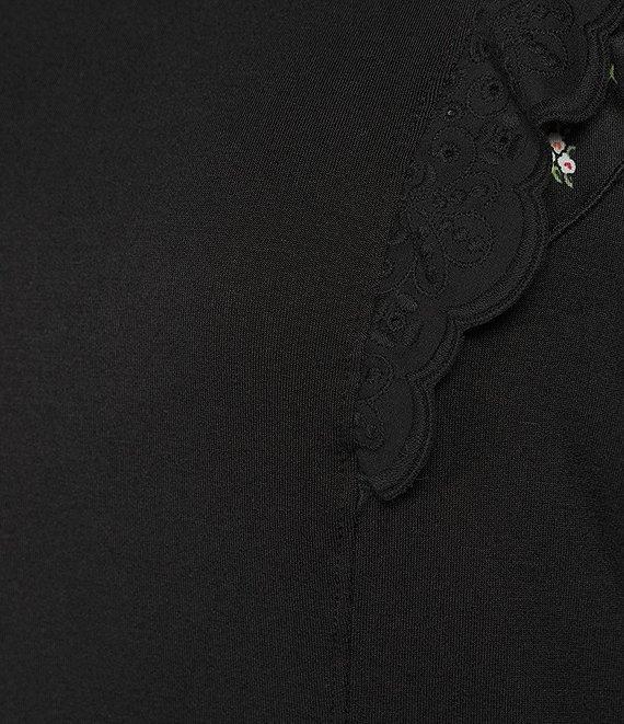 Moa Moa Plus Size Flutter Sleeve Top Product Image