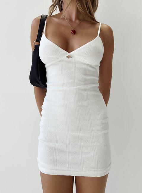 Danner Mini Dress White Product Image