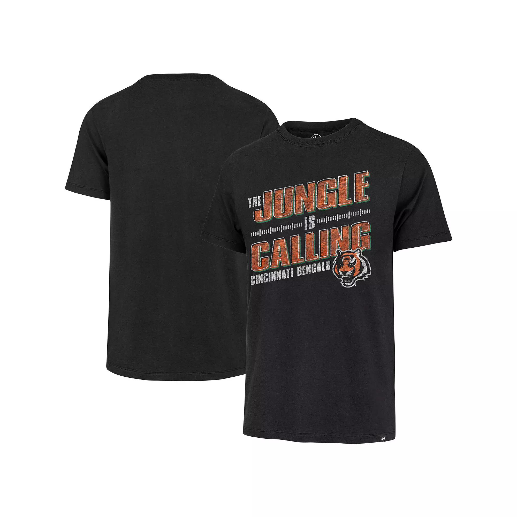 Men's '47 Black Cincinnati Bengals Regional Franklin T-Shirt,  Product Image