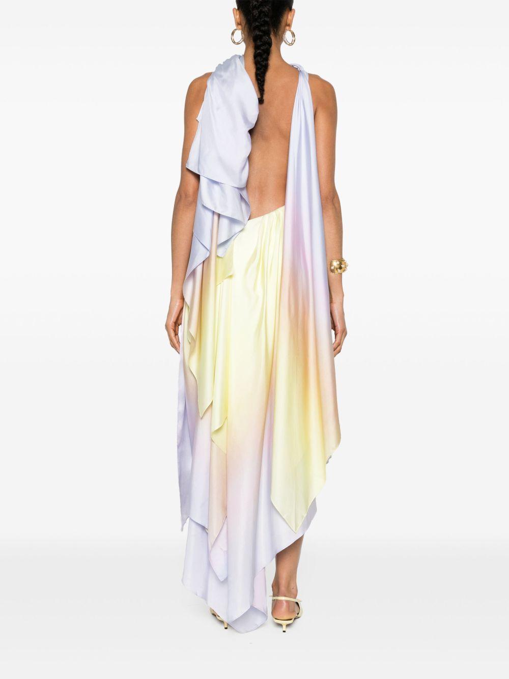 Harmony asymmetric midi dress Product Image