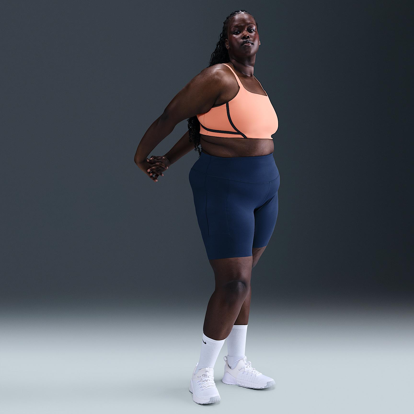 Nike Womens One Convertible Light-Support Lightly Lined Sports Bra (Plus Size) | HF5368-844 Product Image