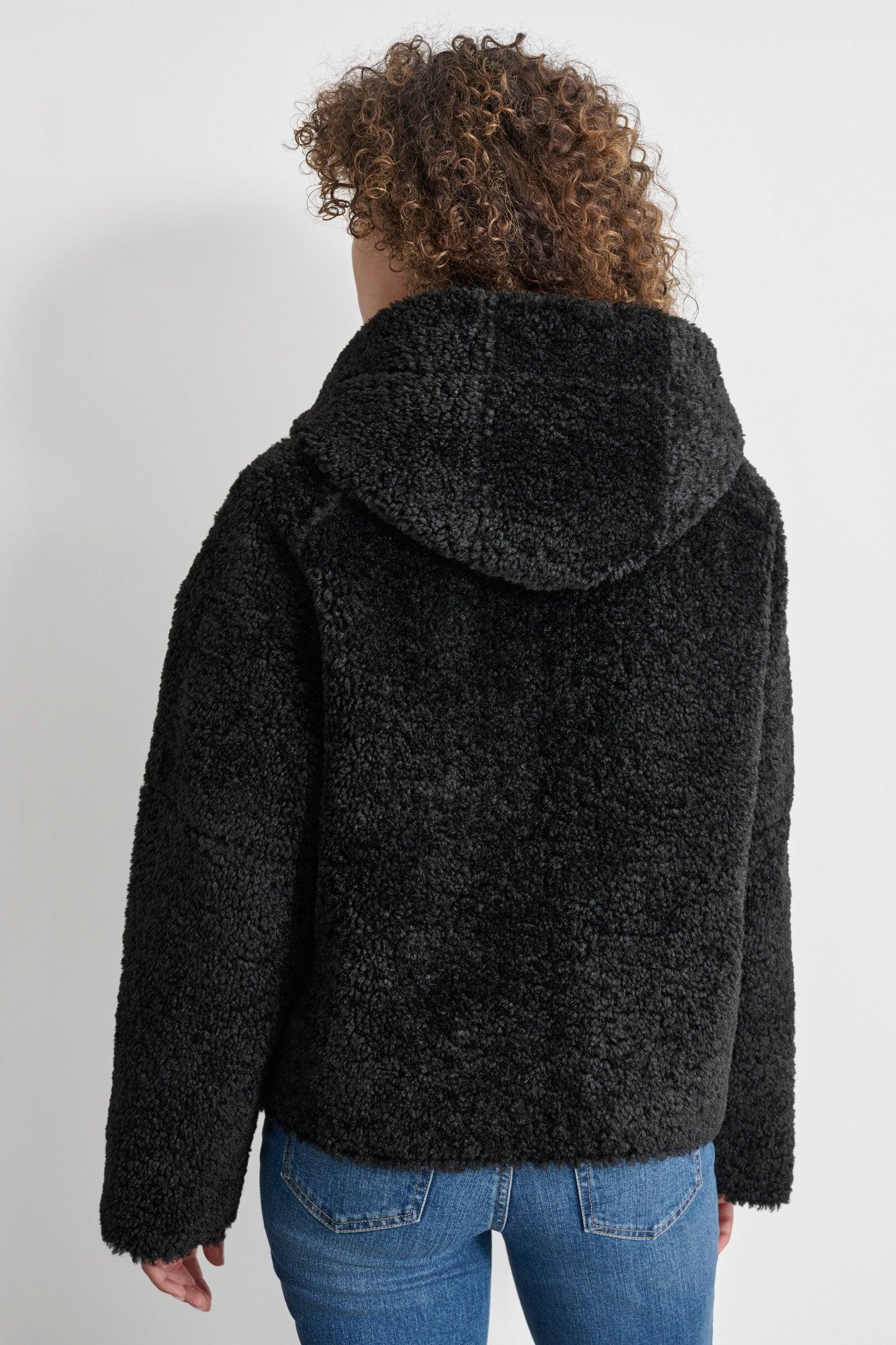 REVERSIBLE FAUX SHEARLING JACKET Product Image