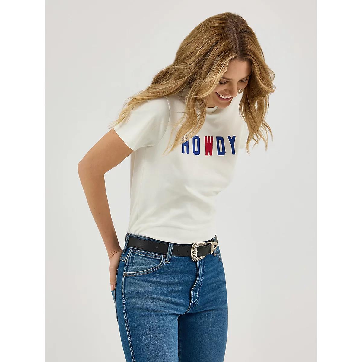Women's Howdy Tee in Vintage Product Image