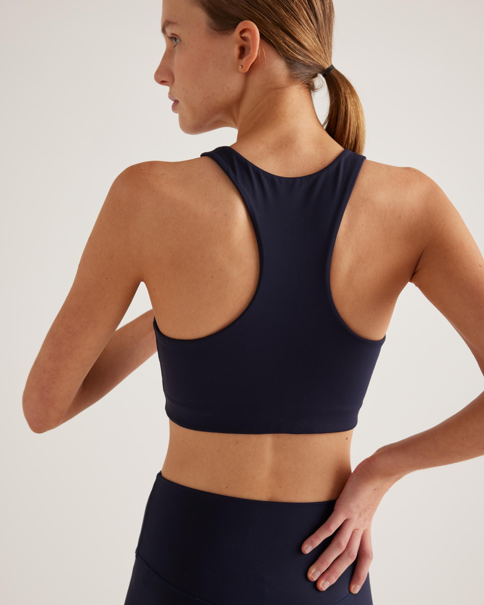 Quince | Women's Ultra-Form Scoop Neck Longline Bra Size XL, Nylon/Spandex Product Image