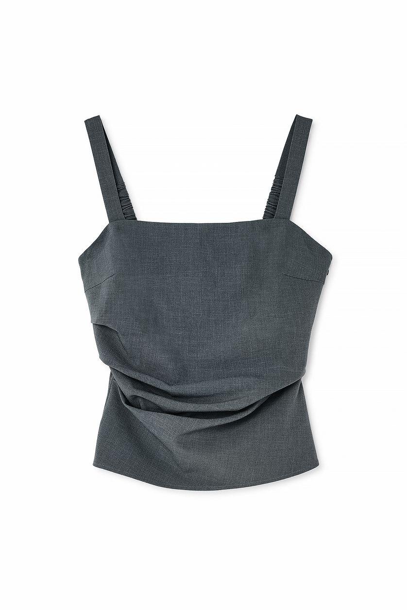 Ruched Waist Tailored Singlet Product Image