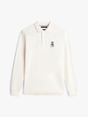 Embroidered Crest Logo Interlock Polo Product Image