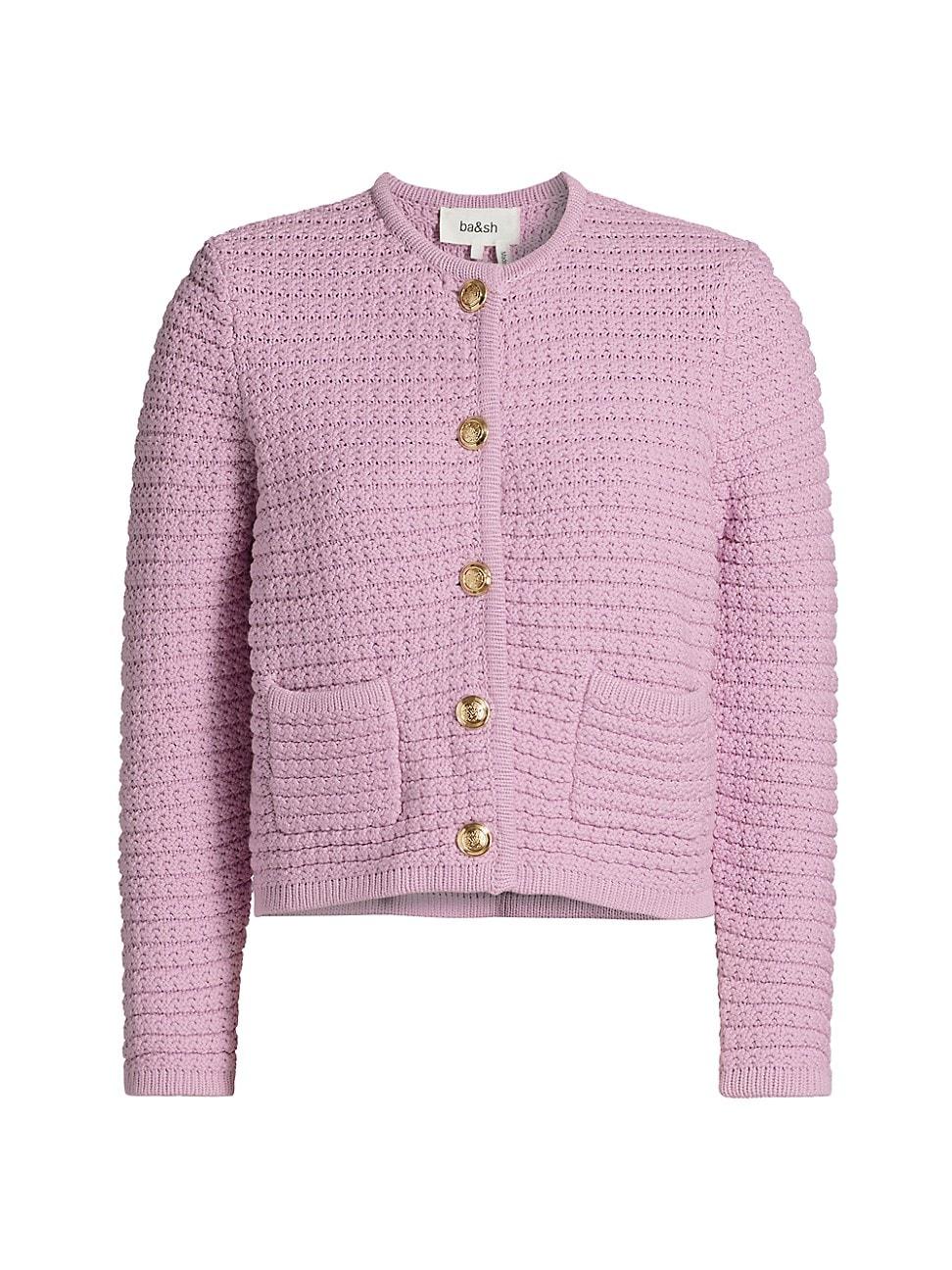 Womens Gaspard Cotton-Blend Knit Cardigan Product Image