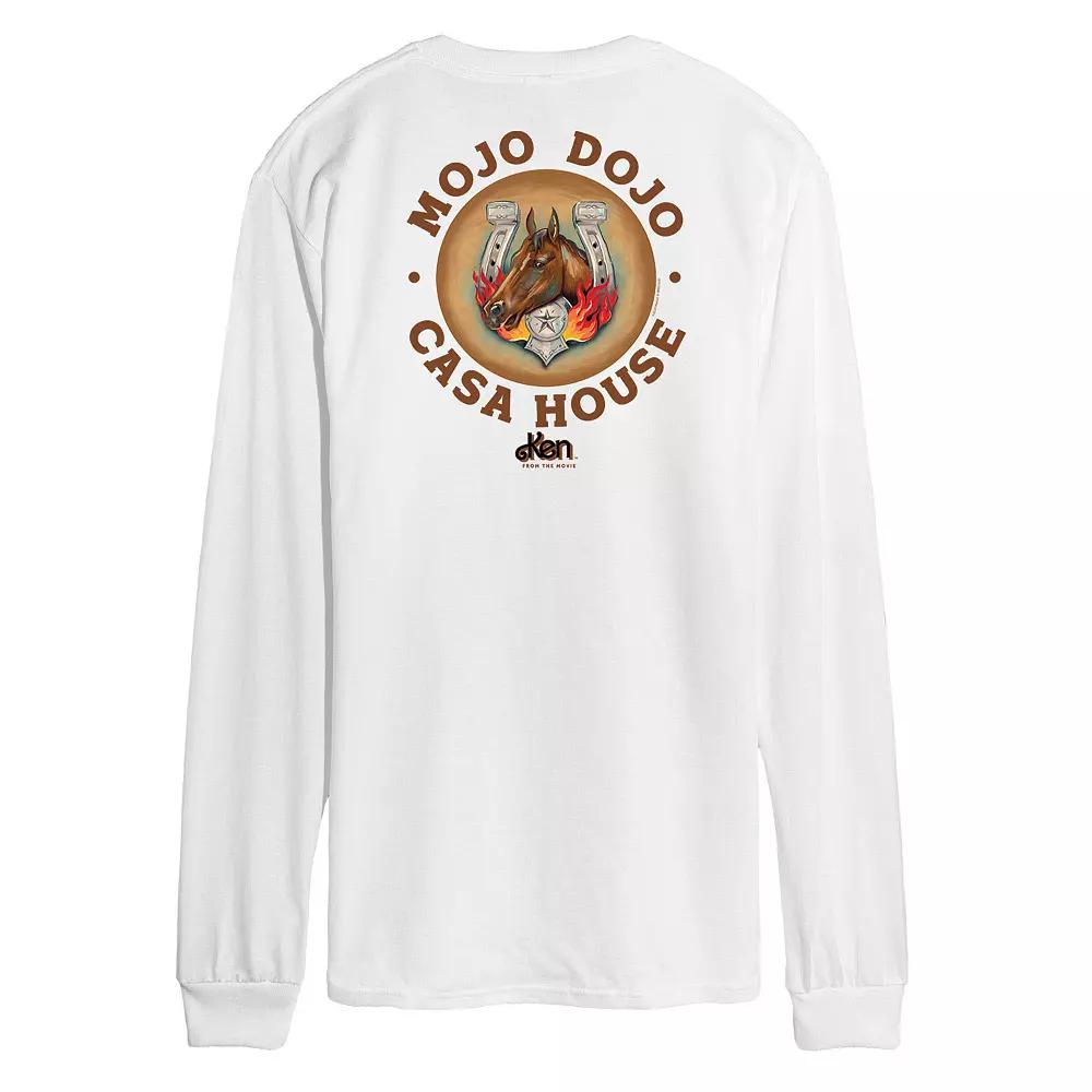 Men's Barbie™ The Movie Mojo Dojo Casa House Long Sleeve Graphic Tee,  Product Image