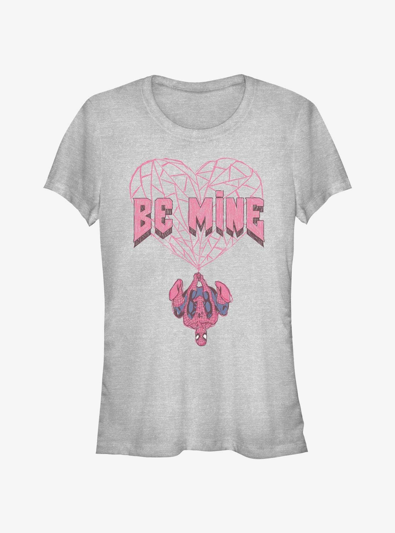 Marvel Spider-Man Be Mine Girls T-Shirt Product Image