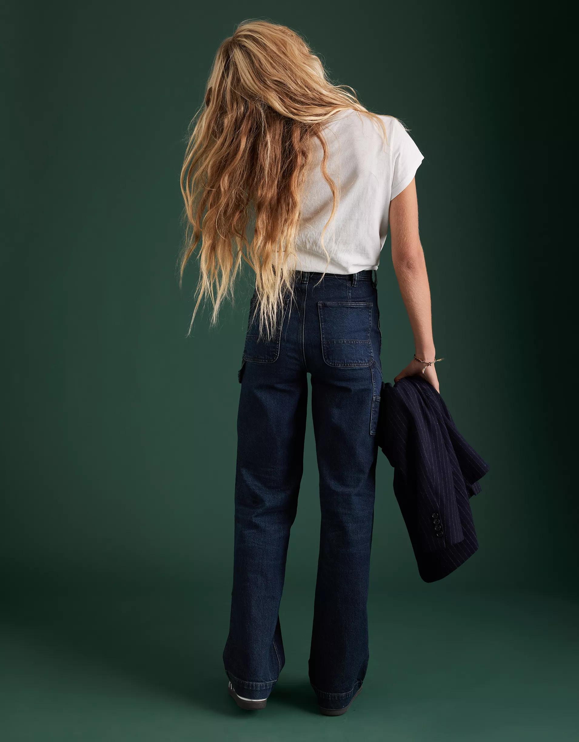 AE77 Premium Stovepipe Carpenter Jean Product Image