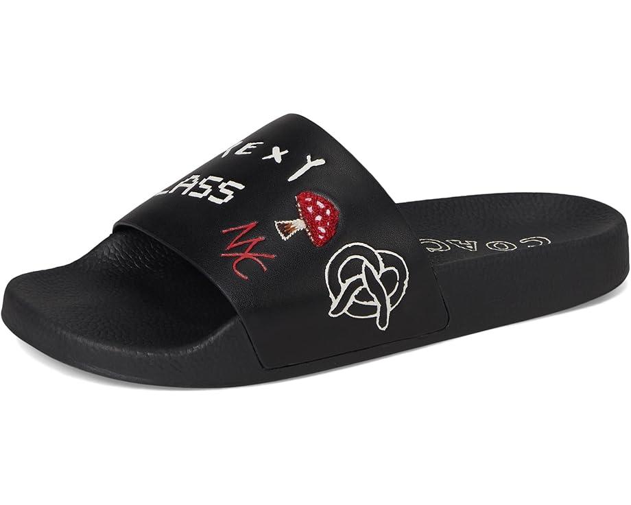 Men's COACH Slide With Sketch Print Product Image