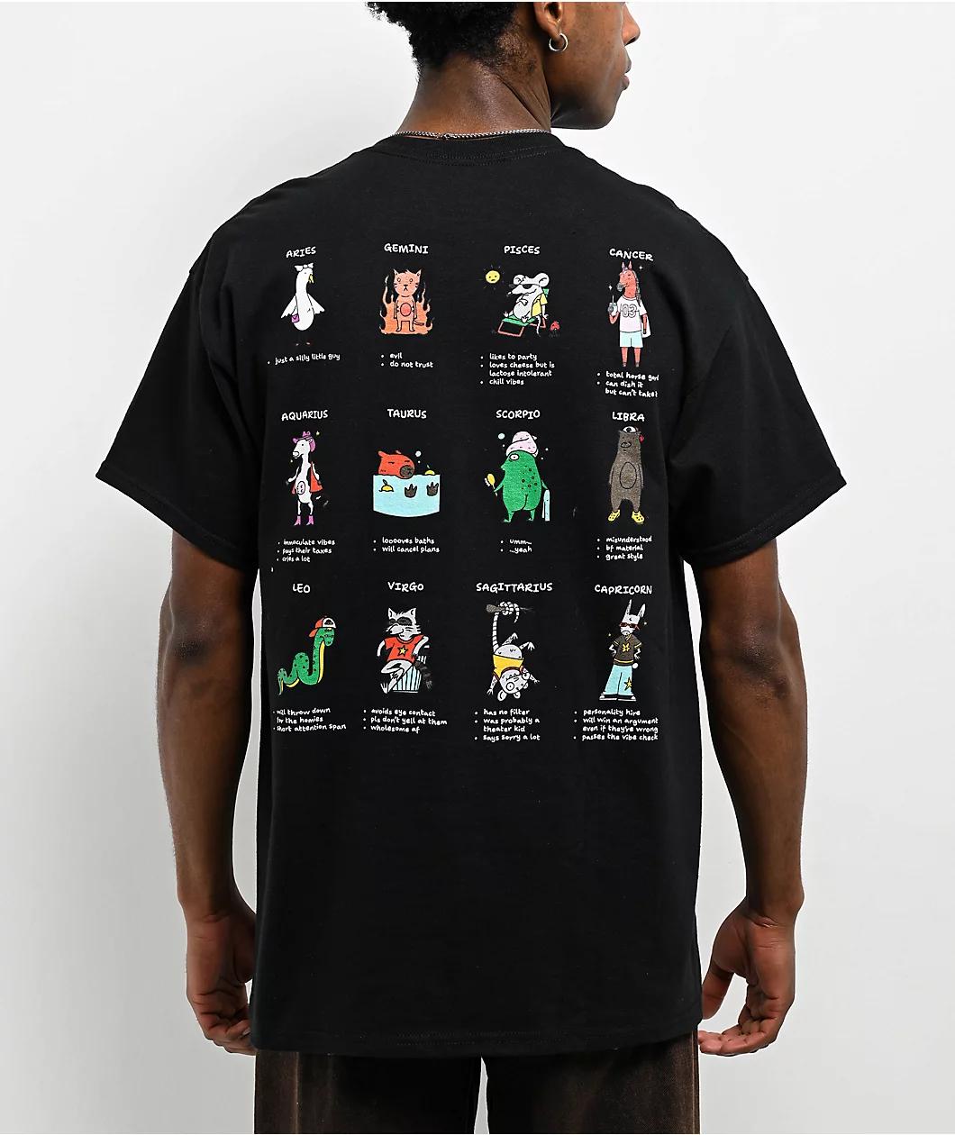 A.LAB What's Ur Sign Black T-Shirt Product Image