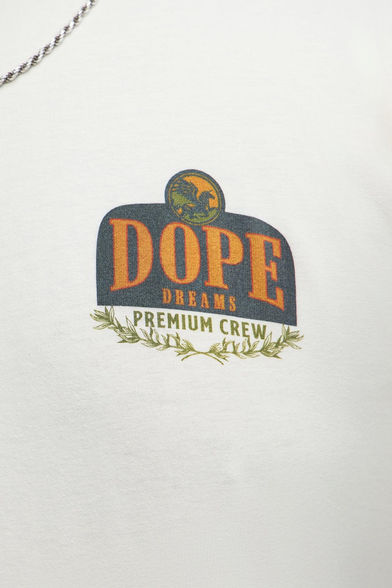 Dope Dreams Grand Scheme Short Sleeve Tee - Off White Male Product Image