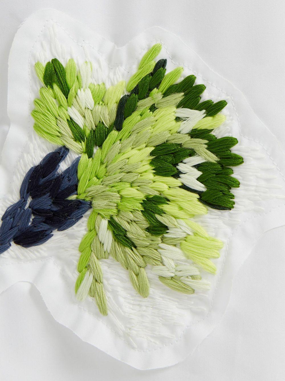 embroidered button-up dress Product Image