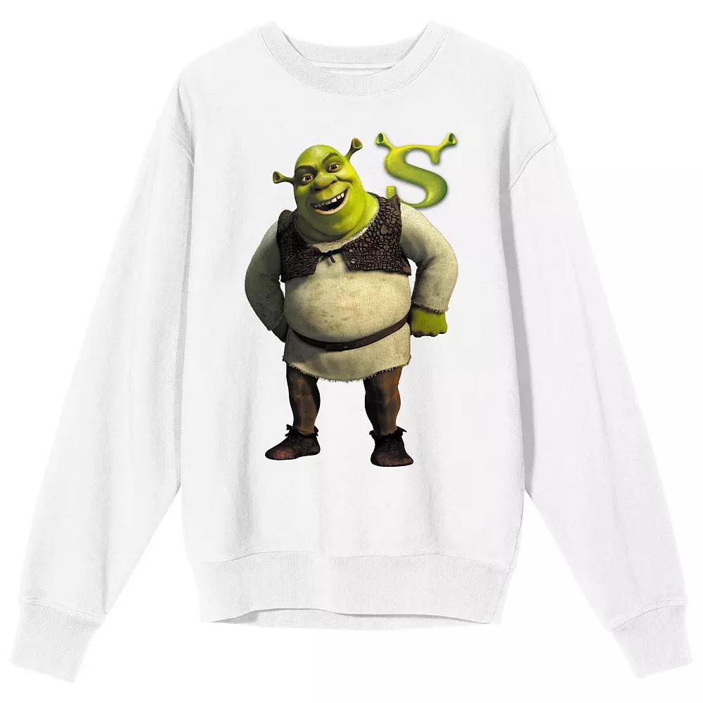 Men's Shrek Pose Long Sleeve Graphic Tee,  Product Image