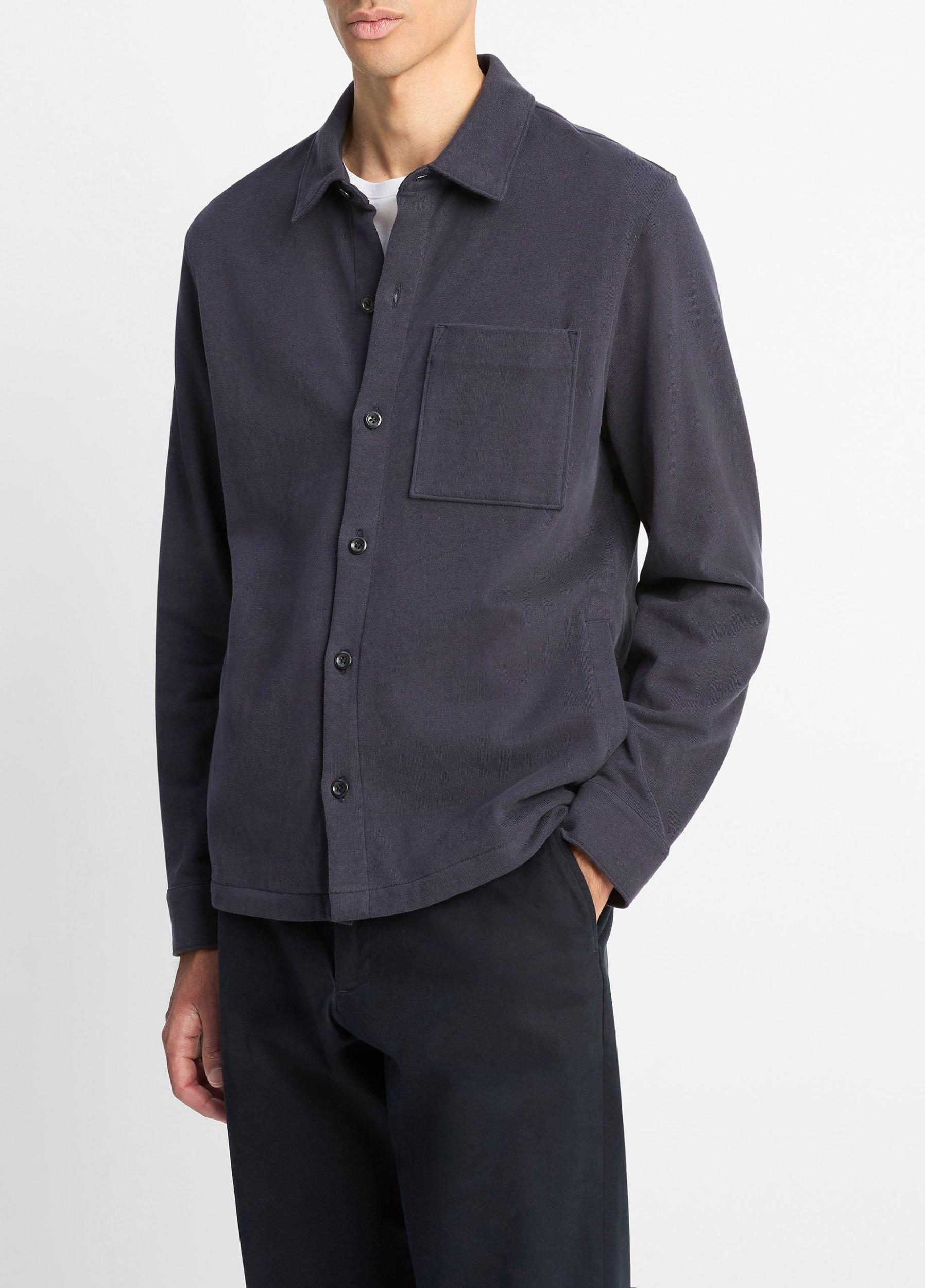 Heavy Sueded Cotton Shirt Jacket Product Image