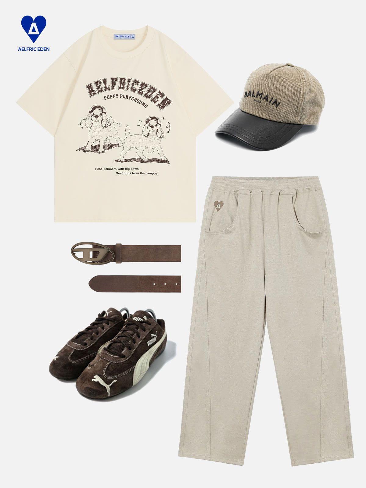 Aelfric Eden Cute Puppy Print Tee Product Image