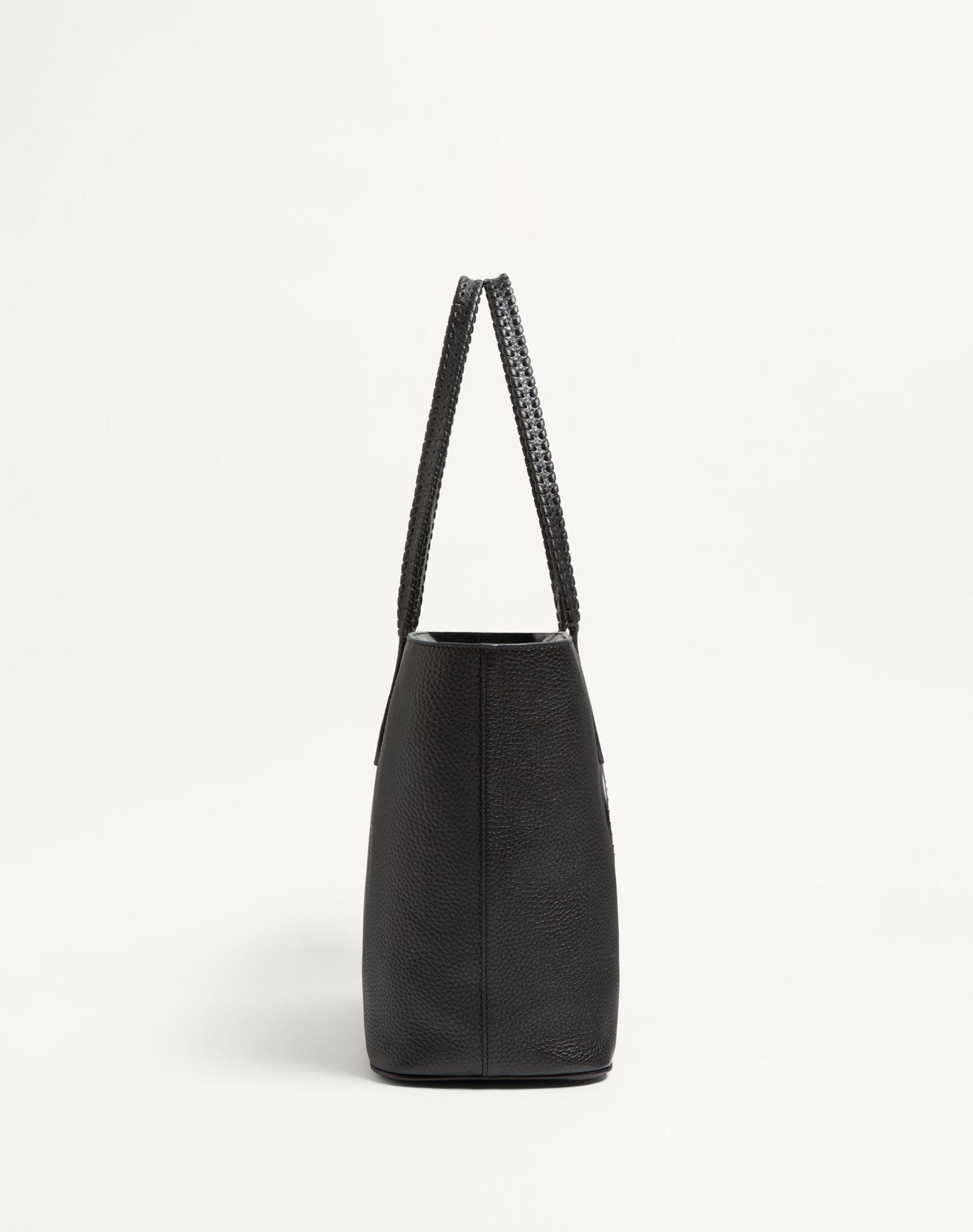 Valentino Garavani Nellcôte Shopping Bag In Grainy Calfskin Product Image