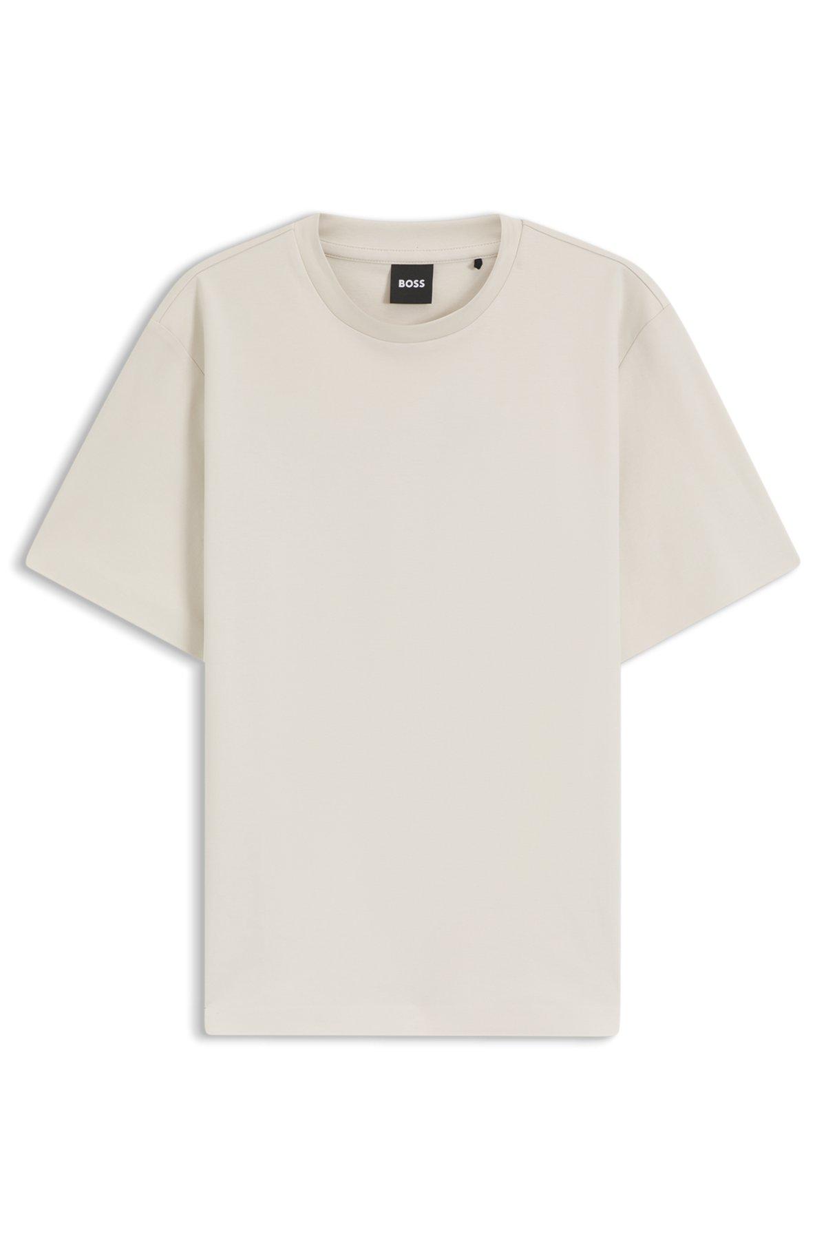 Relaxed-fit T-shirt in mercerized cotton Product Image