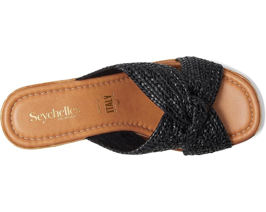 Adorned Metallic Raffia Slide Sandal Product Image