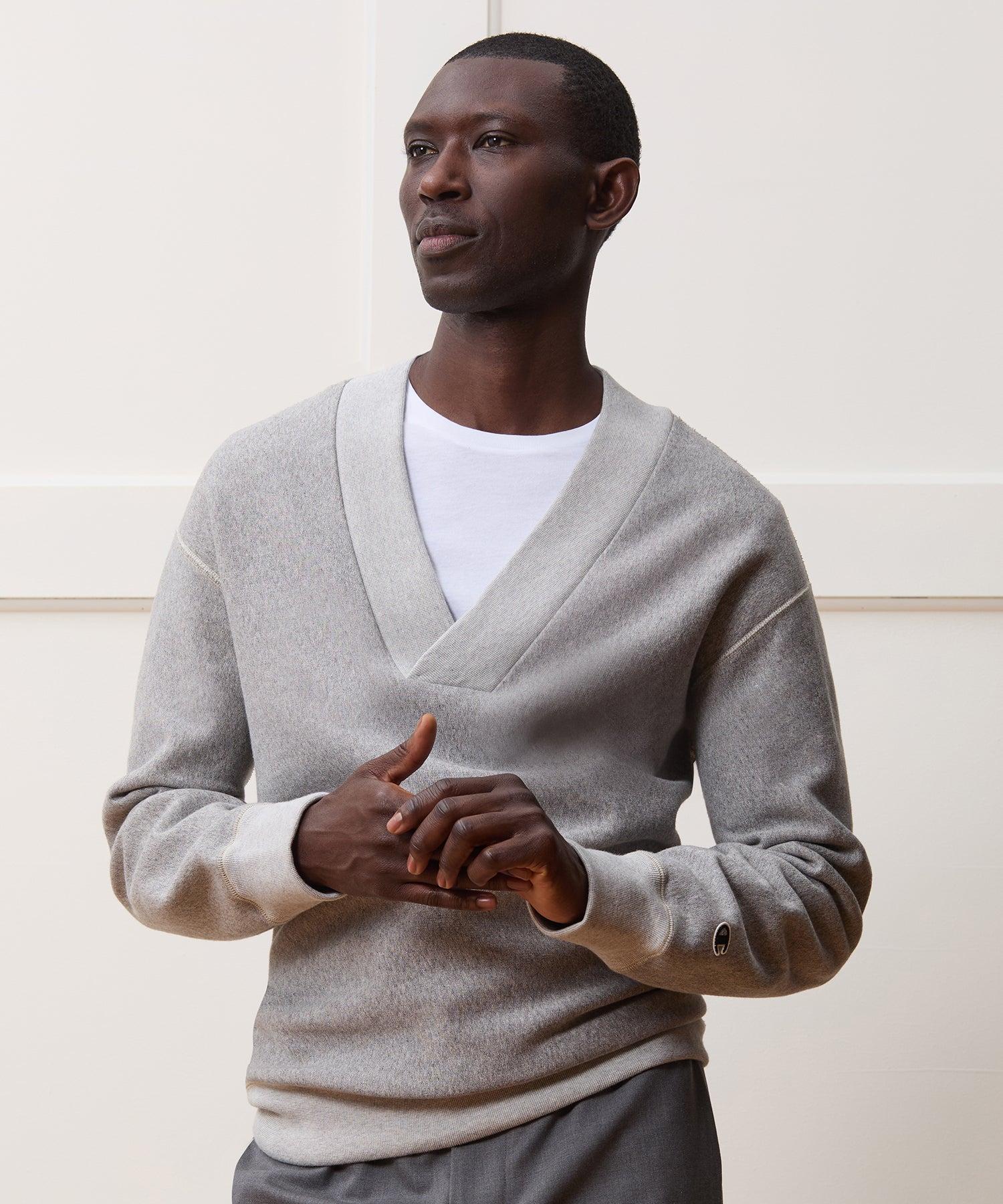 Champion Relaxed Fleece V-Neck Sweatshirt Product Image