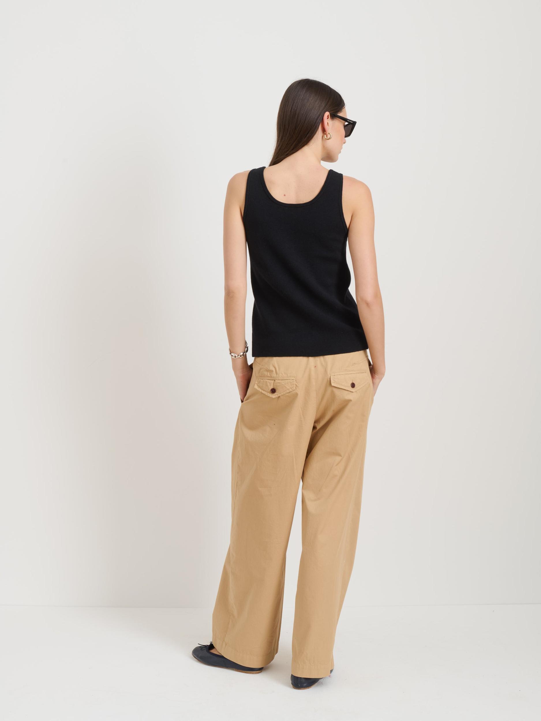 Louisa Vest In Cotton Cashmere Product Image