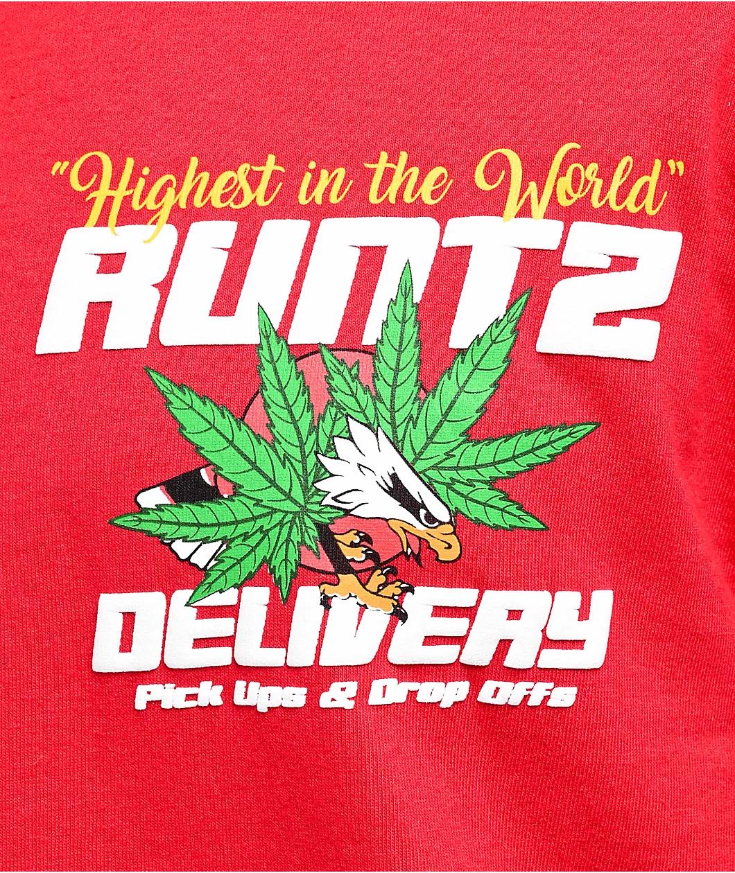 Runtz Couriers Red T-Shirt Product Image