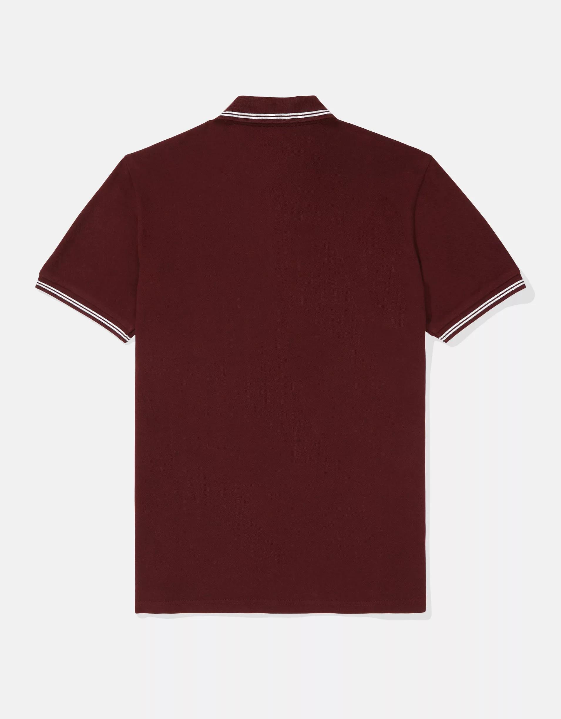 AE Lived-In Pique Polo Shirt Product Image