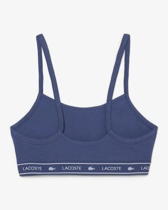 Stretch Cotton Logo Band Bralette Product Image