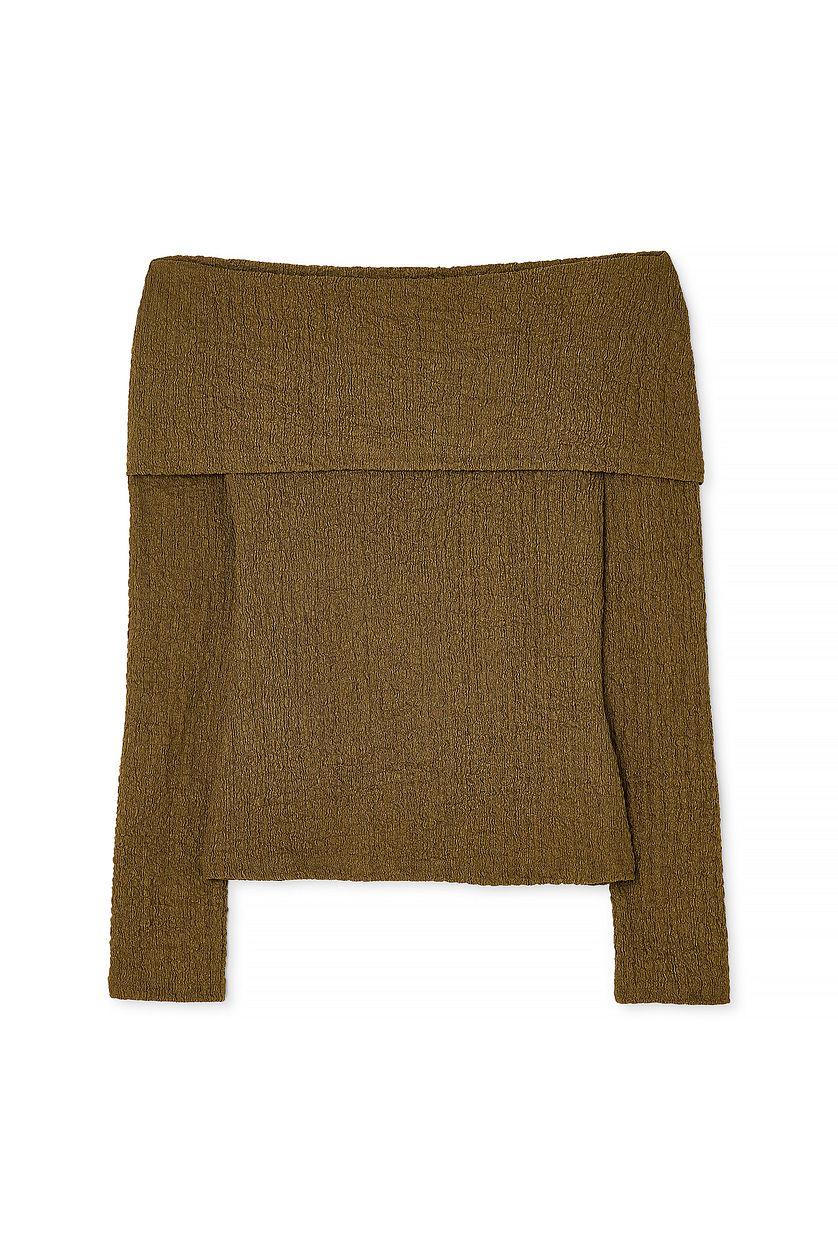 Off Shoulder Structured Top Product Image