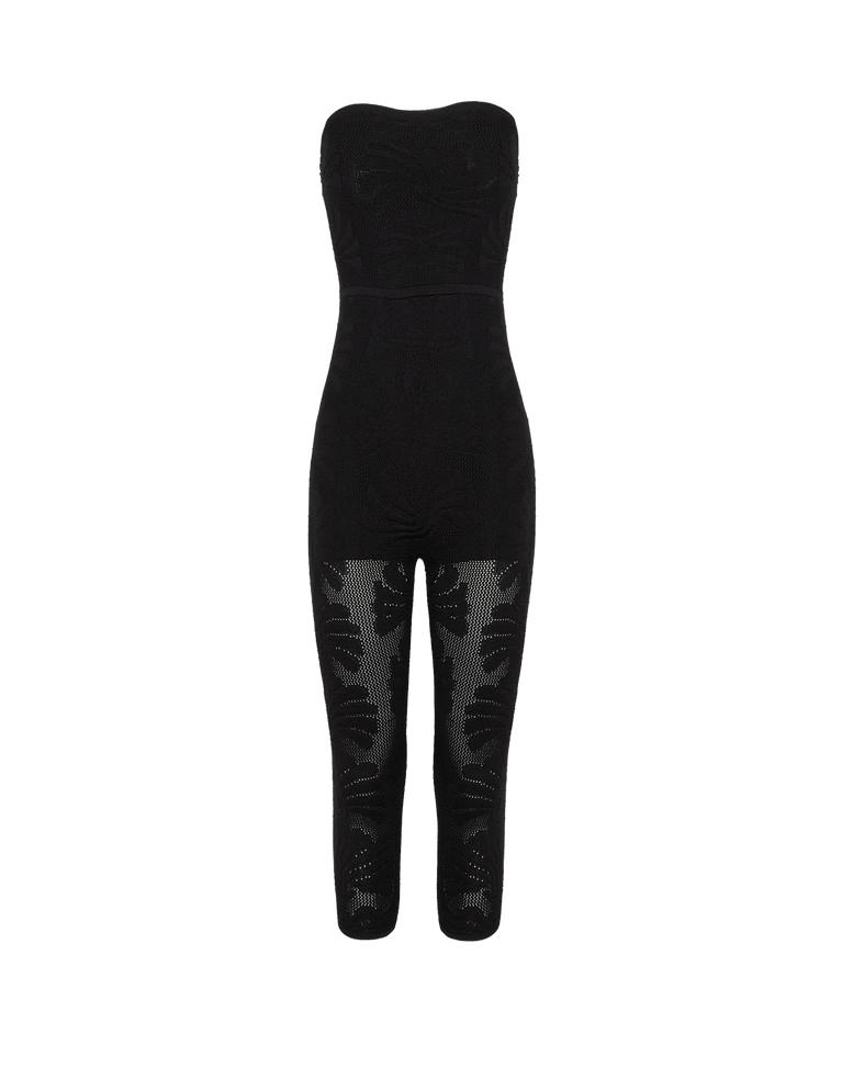 Knit Marina Catsuit - Black Product Image