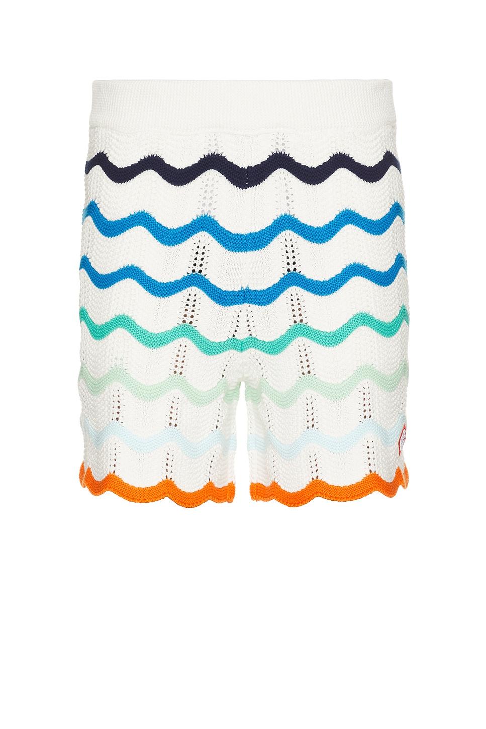 Gradient Wave Texture Shorts Product Image