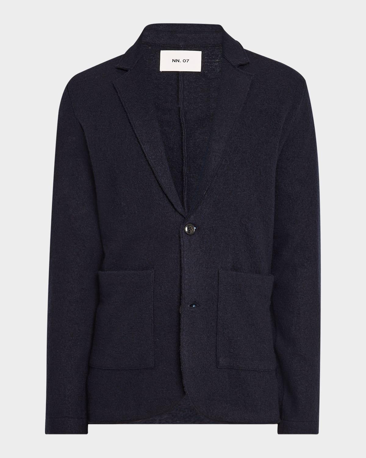 Men's Boiled Wool Blazer Product Image