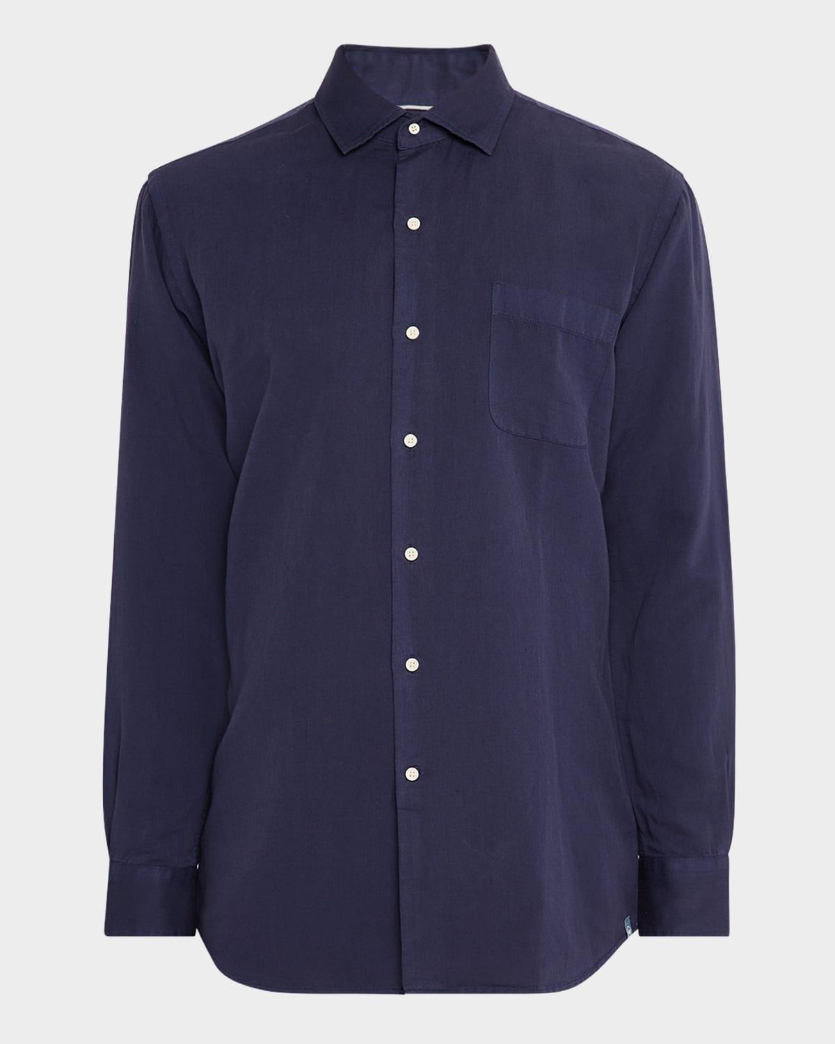Men's Canal Linen and Cotton Sport Shirt Product Image
