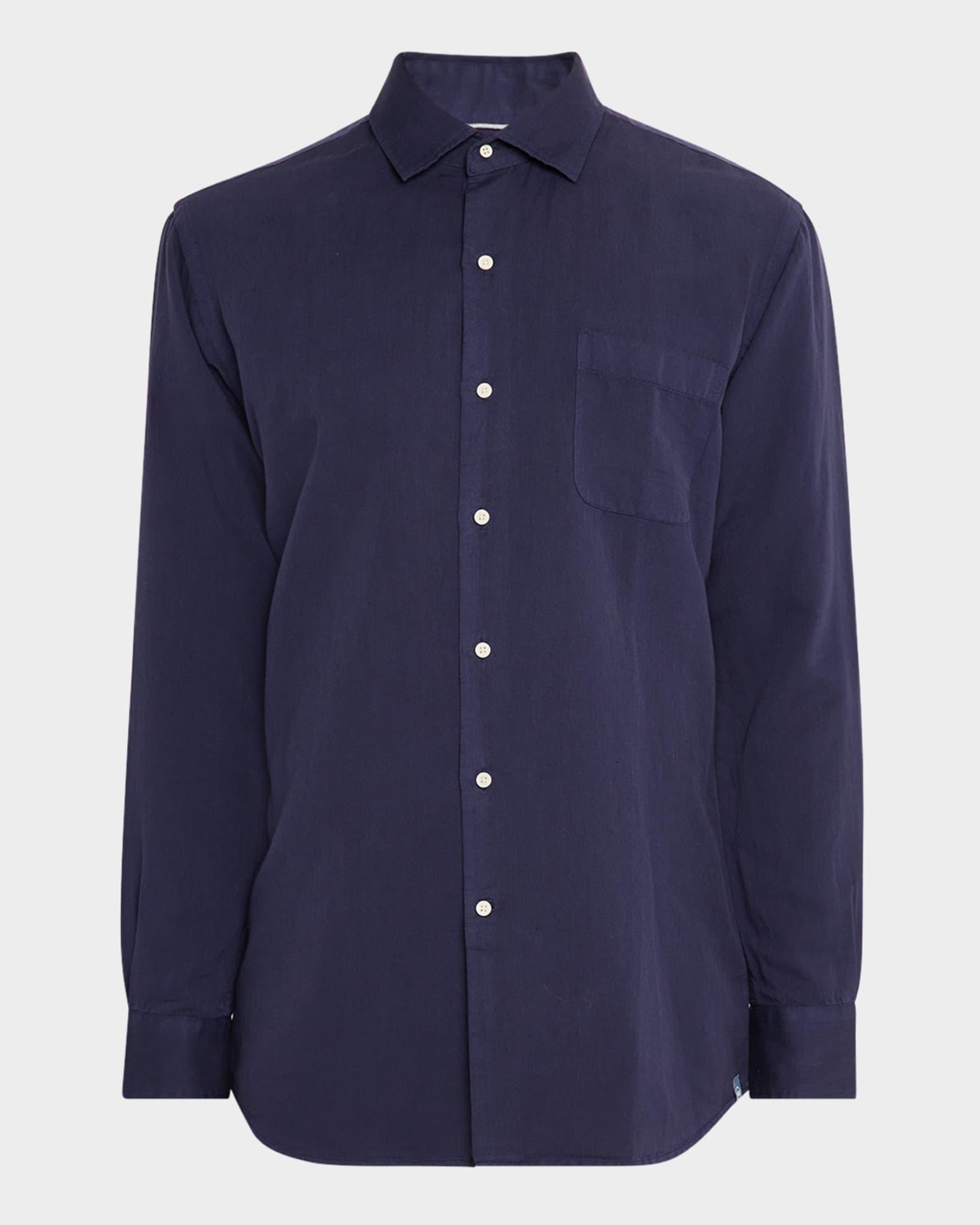 Men's Canal Linen and Cotton Sport Shirt Product Image