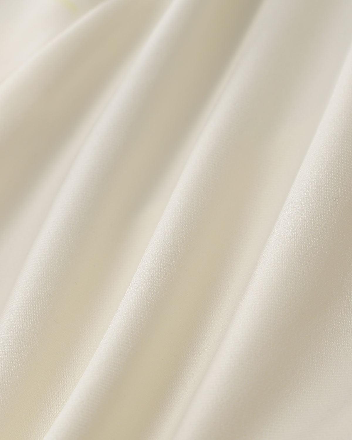 White Pleated Pocket Shorts Product Image