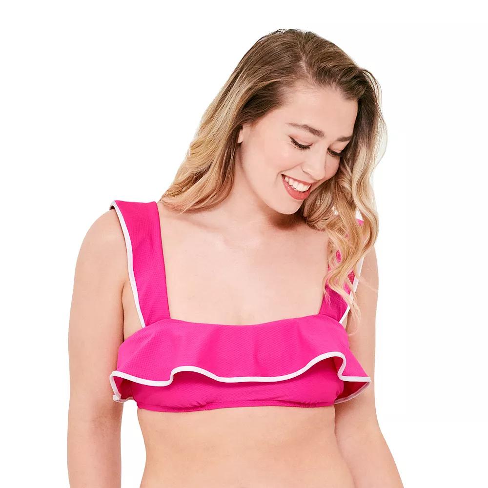 Women's Freshwater Ruffle Bikini Swim Top,  Product Image