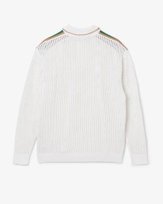 Runway Long Sleeved Knit Polo Product Image