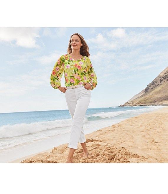 Tommy Bahama Leila Indigo Slim Boyfriend Jeans Product Image