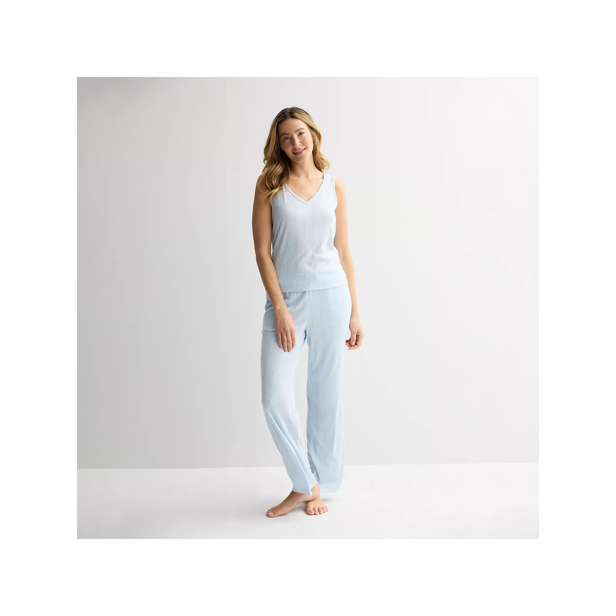 Women's Sonoma Goods For Life® Pointelle Sleep Tank,  Product Image