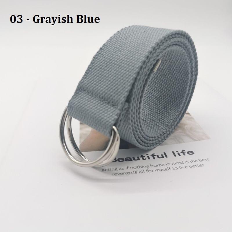 Double D-Ring Canvas Belt Product Image
