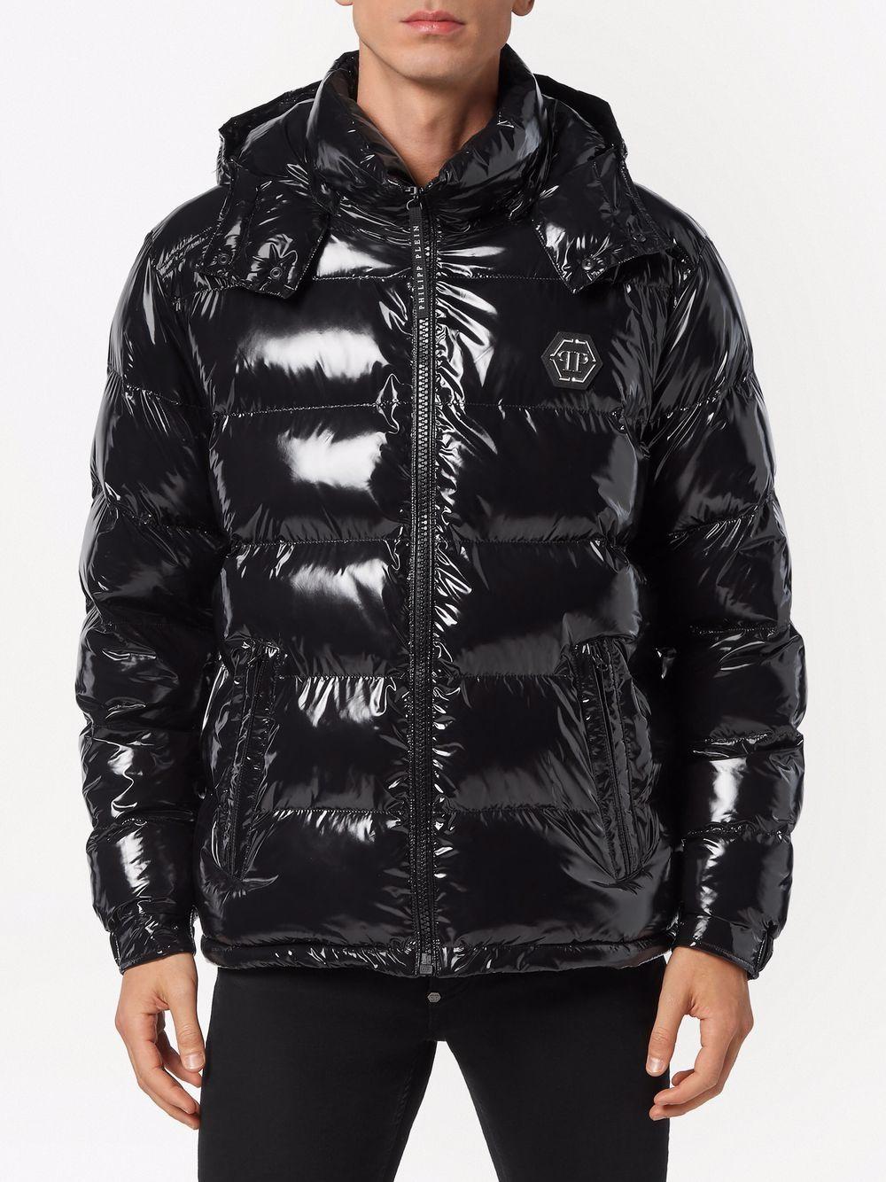 high-shine padded jacket Product Image